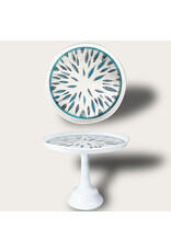 Arca Arca Fish Melamine Cake Stand on foot 32x23cm