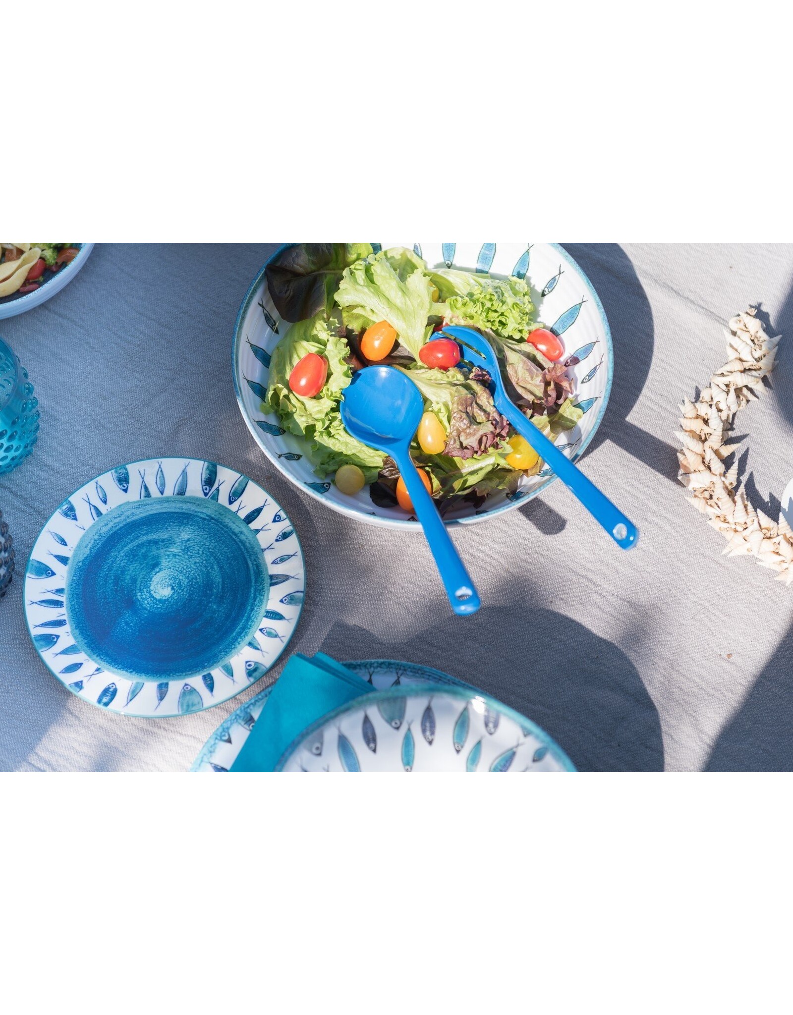 Arca Arca Fish Melamine Kom met handvat 31x21x8cm