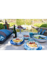 Arca Arca FISH Porseleinen Diner set voor 1 persoon. Deze set van porseleinen borden is tevens gedecoreerd met die prachtige visjesmotieven die je terugvindt in het melamine aanbod en die je een instant zomers geeft.