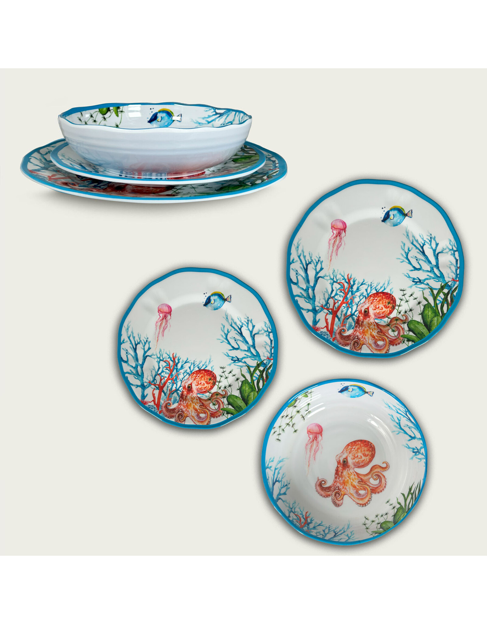 Arca Arca ABISSI Melamine Dessert Plate 22cm