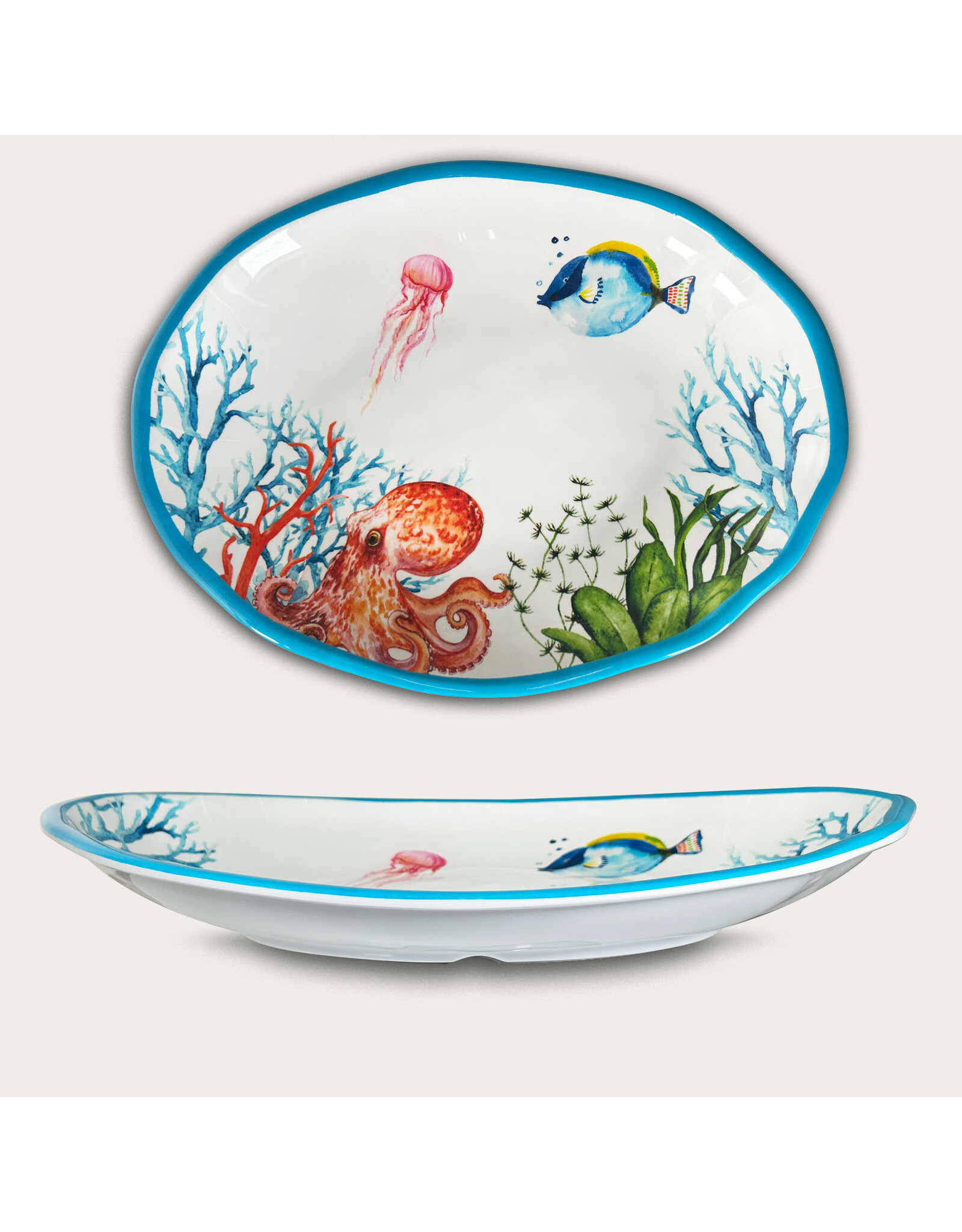 Arca Arca ABISSI Melamine Oval Deep Plate 28x23x5cm