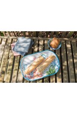 Arca Arca ABISSI Melamine Rechthoekig Bord met rand 30x20x3cm