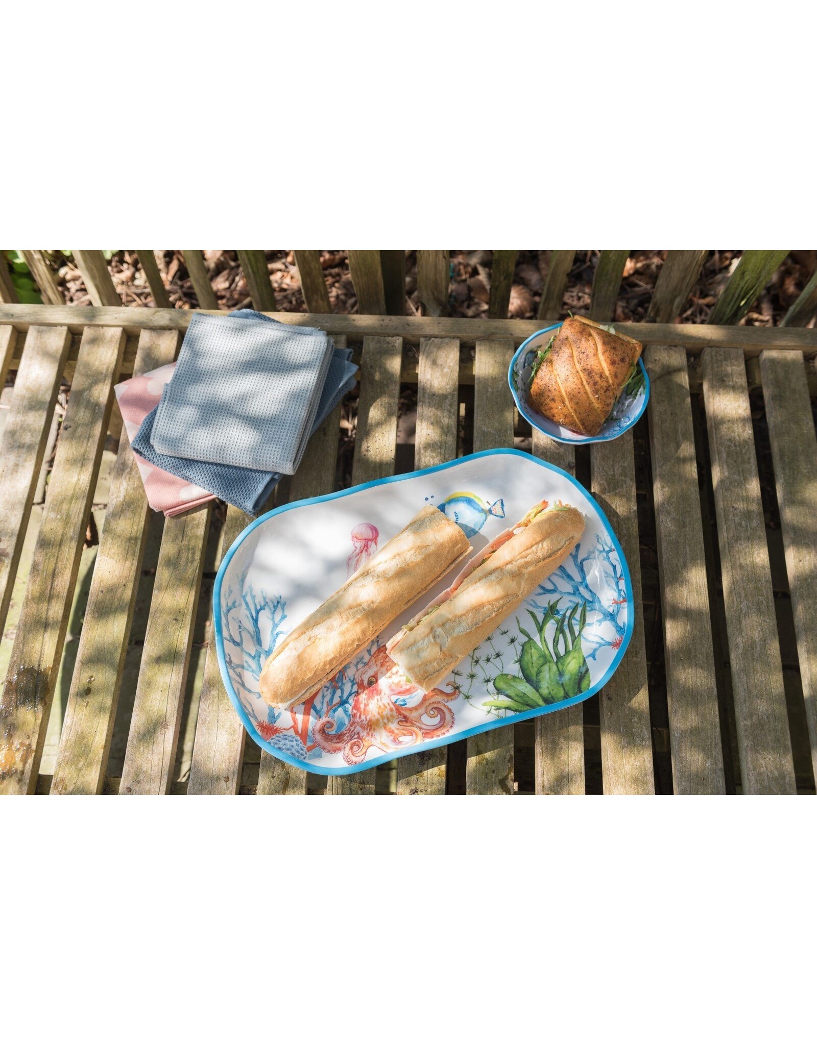 Arca Arca ABISSI Melamine Rechthoekig Bord met rand 30x20x3cm