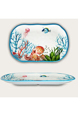 Arca Arca ABISSI Melamine Rechthoekig Bord met rand 30x20x3cm