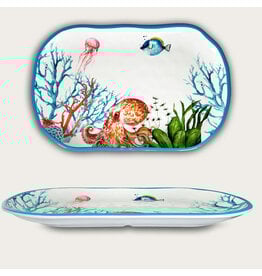 Arca Arca ABISSI Melamine Rechthoekig Bord met rand 30x20x3cm
