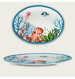 Arca Arca ABISSI Melamine Ovaal Vlak Bord 40x30cm
