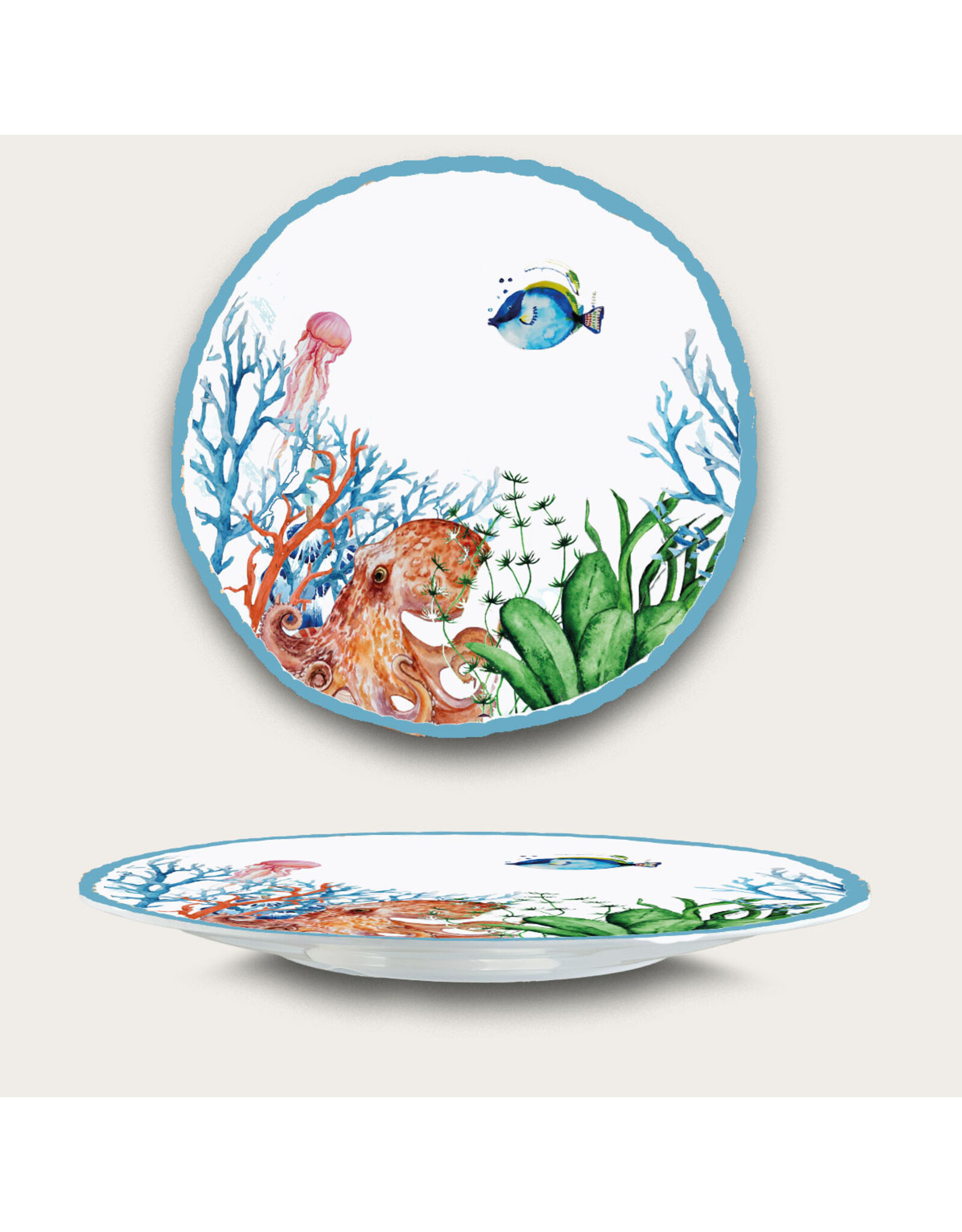 Arca Arca ABISSI Melamine Rond Vlak Bord 41cm