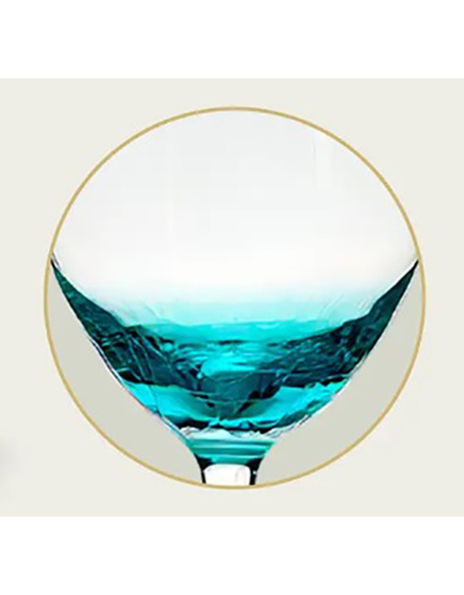 Arca Wine glass Arca Ice, clear/light blue, 440ml, with a subtle light blue gradient with a crackled look at the bottom