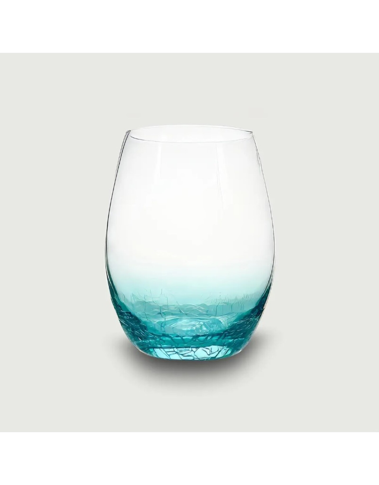 Arca Drinkglas Arca Ice, lichtblauw, 560ml, met een subtiel lichtblauw kleurverloop met een gecraqueleerde look onderaan - Copy