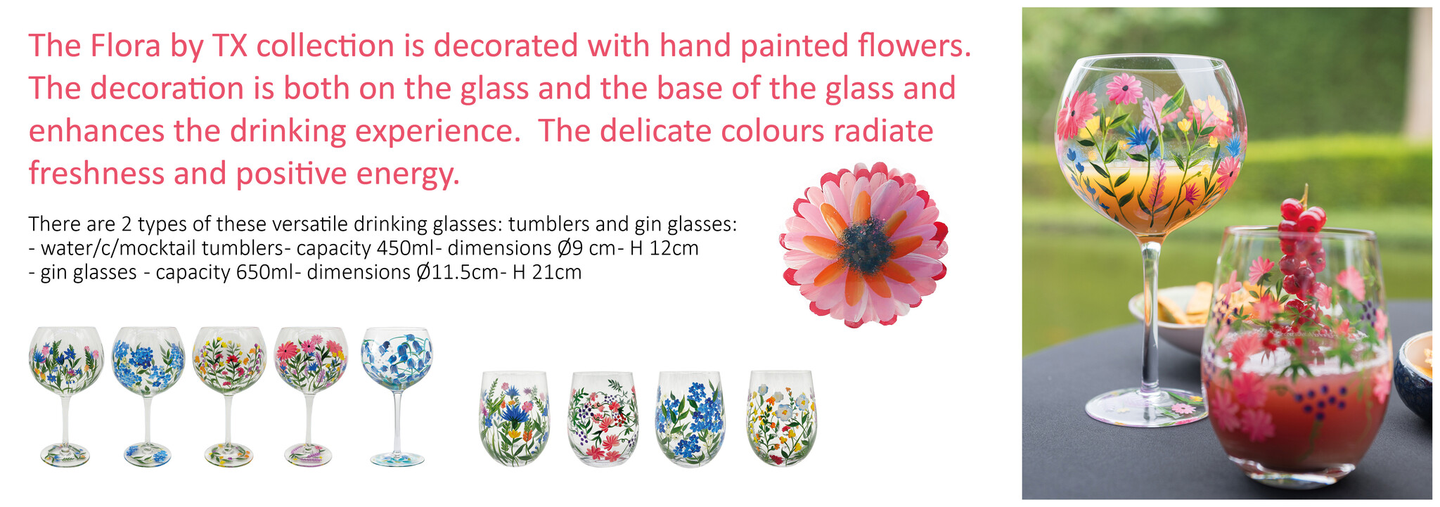 Glassware - Flora by TX