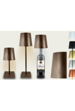 Arca Arca Wireless table lamp BRONZO - bronze-coloured - LED - dimmable - suitable for outdoor use IP44 - incl bottle adapter