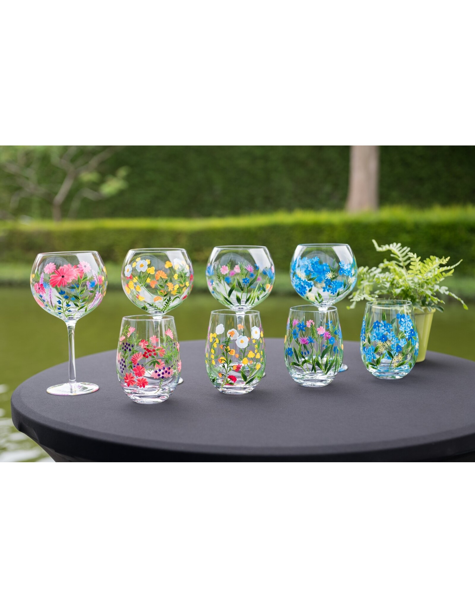 Teaclassix Flora Gin/Cocktail Glass Flowerfield, 650ml