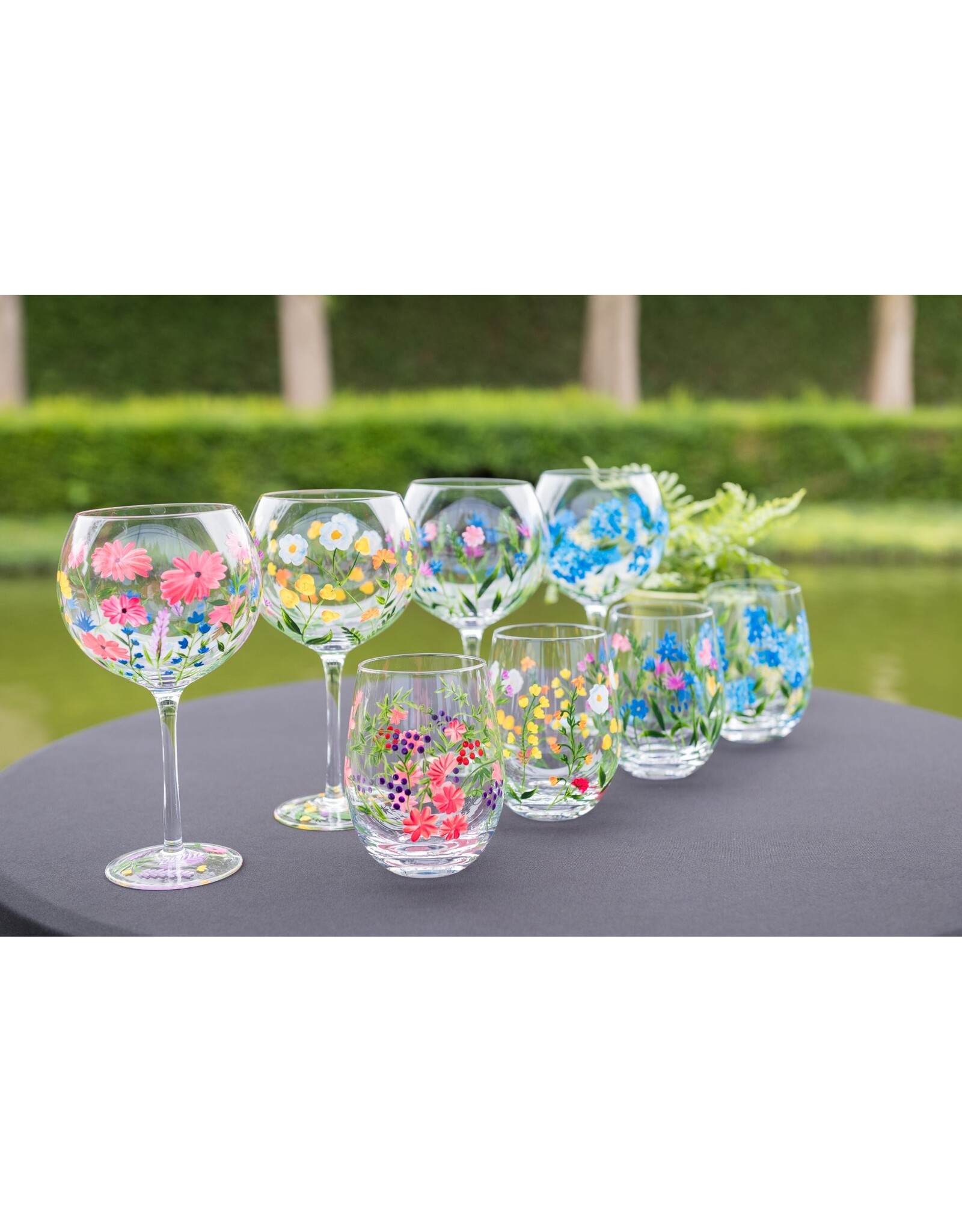 Teaclassix Flora Gin/Cocktail Glas Flowerfield, 650ml