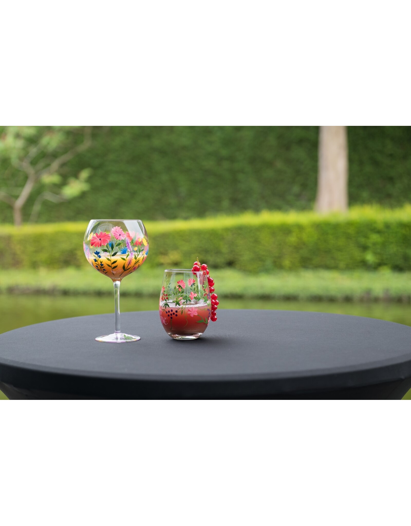 Teaclassix Flora Gin/Cocktail Glas Flowerfield, 650ml