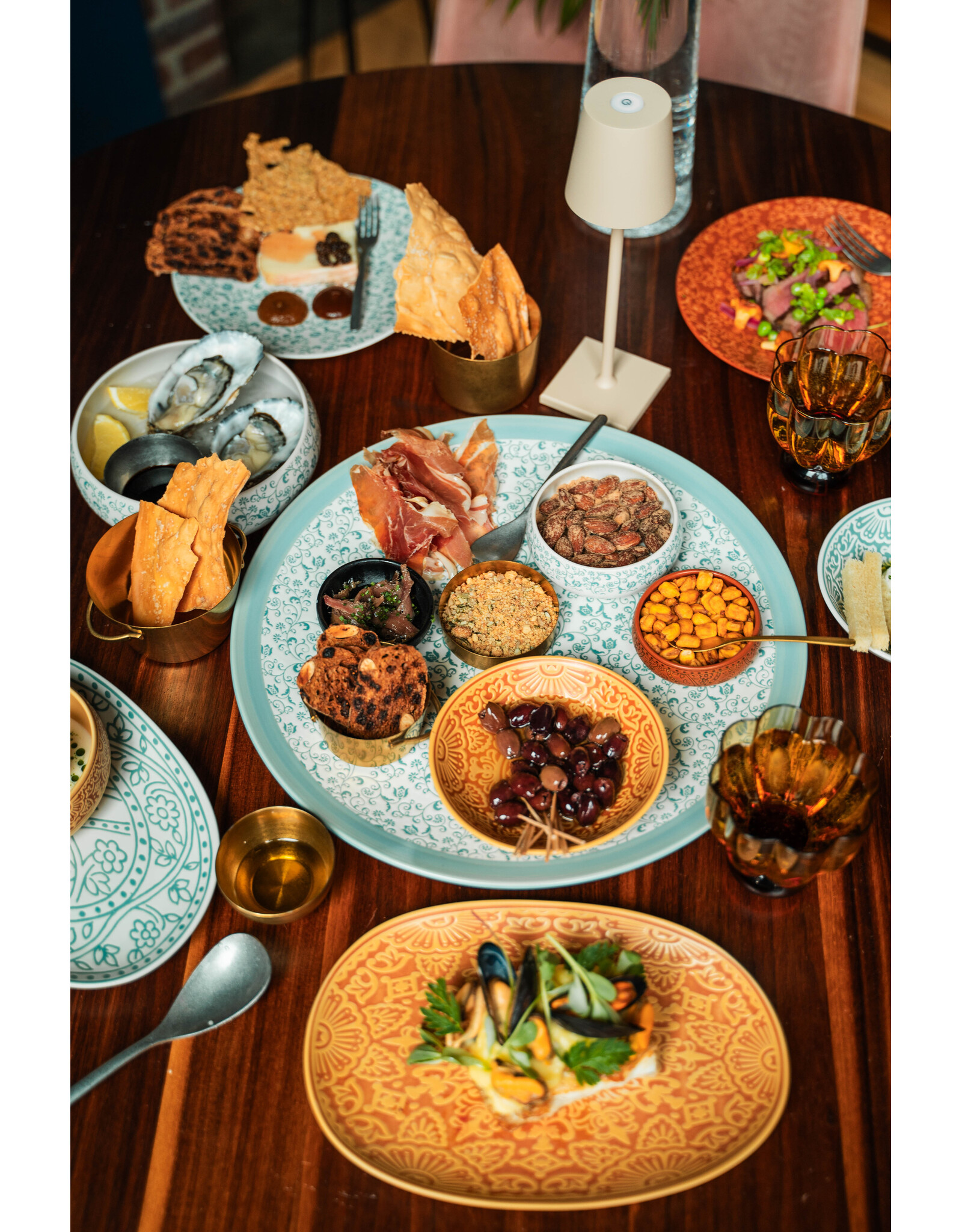 Stylepoint Barcelona bord blauw 35 cm