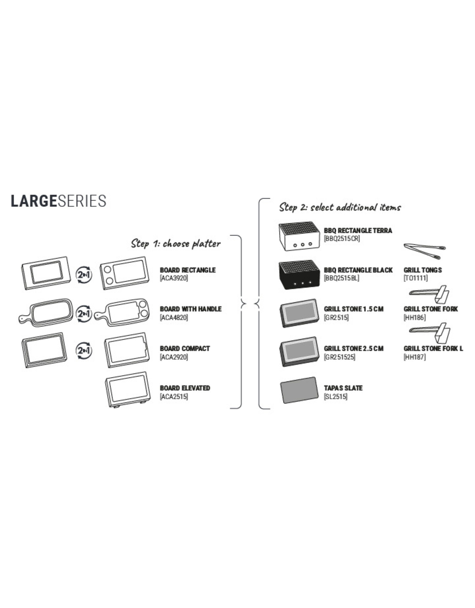 Stylepoint Table top BBQ rectangular black 25x15x10cm
