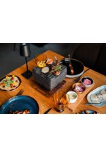 Stylepoint Tafel BBQ mini zwart vierkant 14x14x12cm