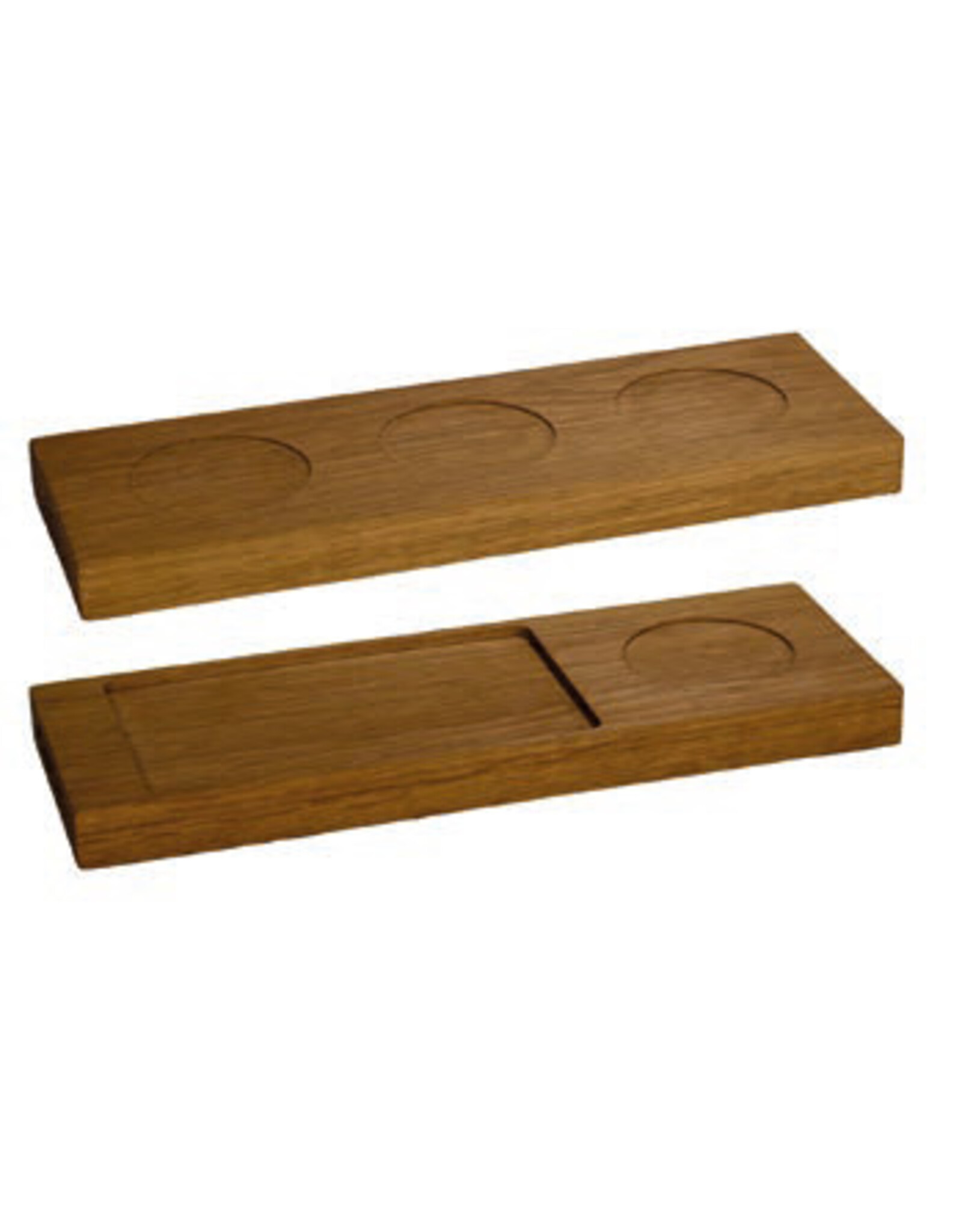 Stylepoint Houten acacia plank met 3 inlays, rechthoekig - 27x8.5x2cm