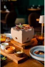 Stylepoint Houten acacia plank met 3 inlays, rechthoekig - 27x8.5x2cm