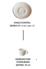 Stylepoint Q Performance Chalk saucer 13cm for espresso cup
