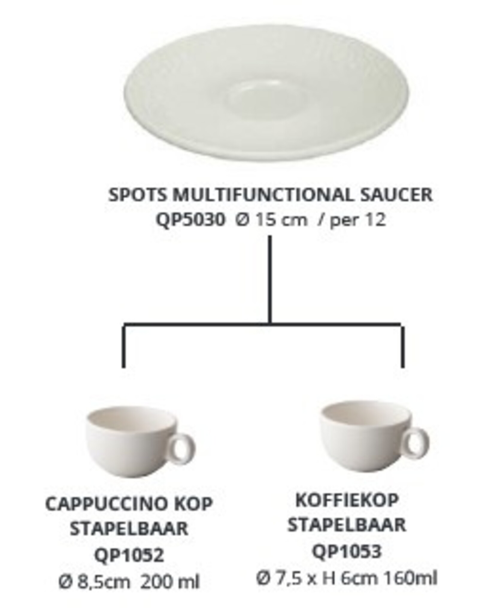 Stylepoint Q Performance Spots schoteltje 15cm multifunctioneel