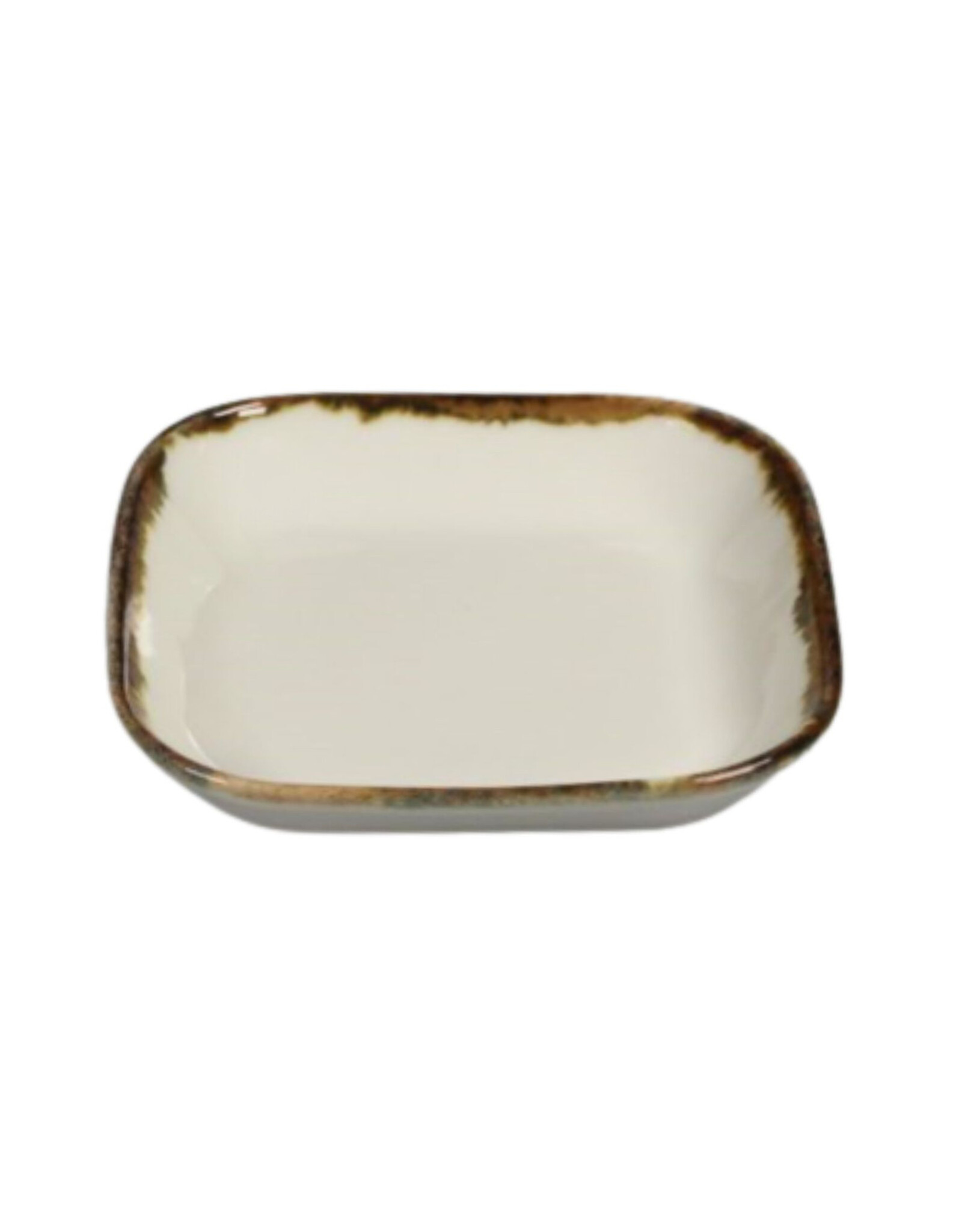 Stylepoint Kütahya Amber Square Plate 12 x 12 cm