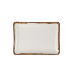 Stylepoint Kütahya Amber Rectangular Plate 18x13cm