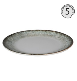 Stylepoint Kütahya Rust Green Coupe Plate 27cm, 5 year chip warranty