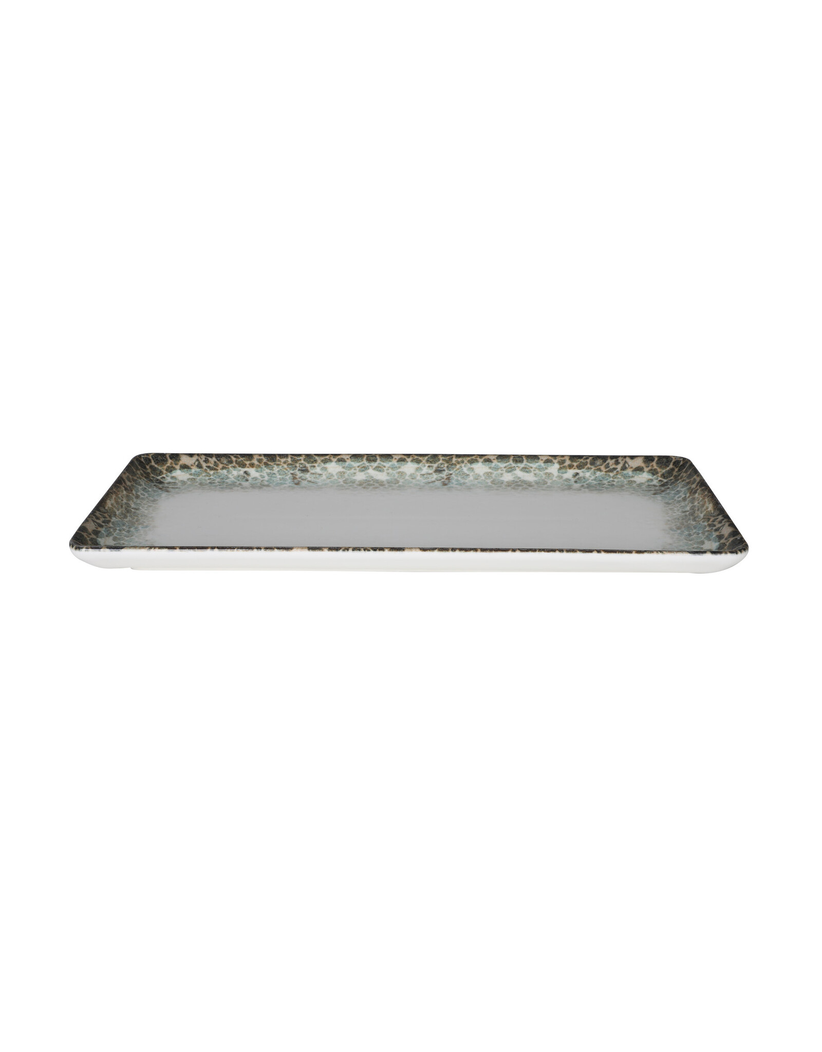 Stylepoint Kütahya Rust Green Rectangular Plate 35x15cm