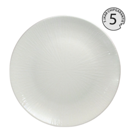 Stylepoint Kütahya Lume Matte White Coupe Plate 27cm, 5 year chip warranty