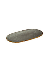 Stylepoint Jersey ovaal bord grijs 22x12cm