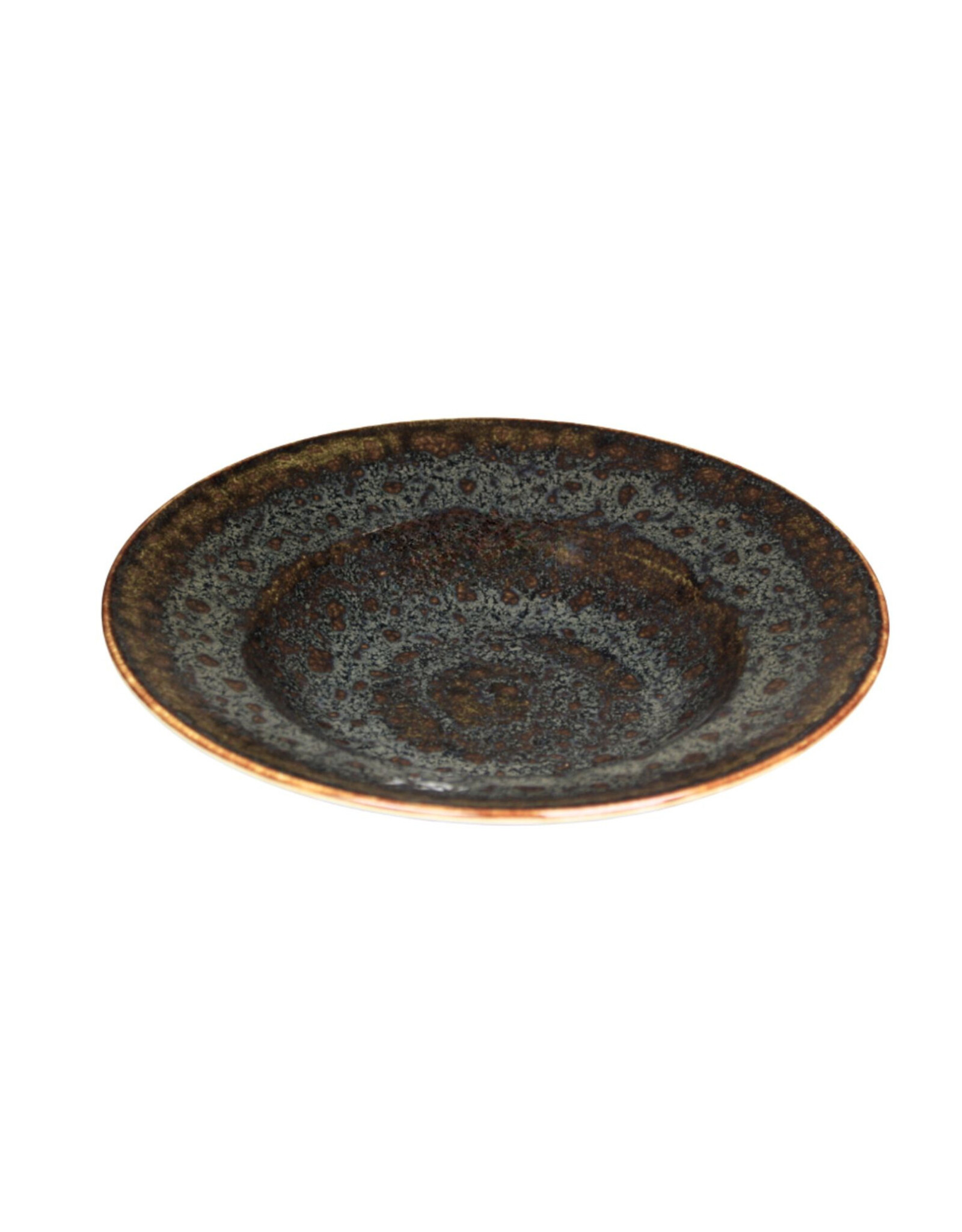 Stylepoint Jersey deep round plate brown 27x5.5cm
