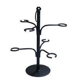 Stylepoint Etagère for 6 glasses, black, 29x29x36cm