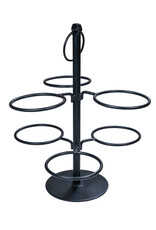 Stylepoint Etagère voor 6 borden, zwart 30x30x30cm, voor het presenteren van drankjes, hapjes en amuses - Copy