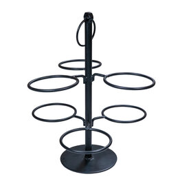 Stylepoint Etagère for 6 plates, black, 30x30x30cm