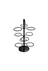 Stylepoint Etagère for 9 plates, black, 30x30x46cm, for serving drinks, appetizers, and canapés