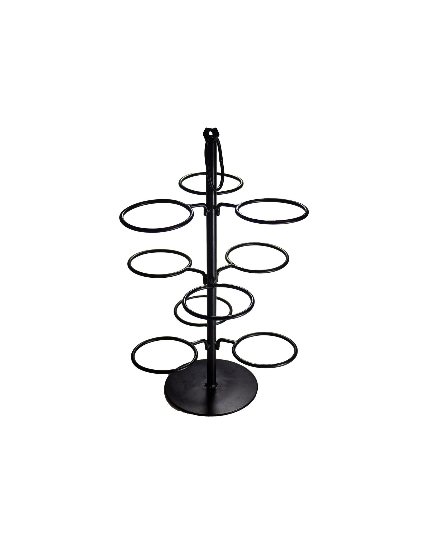 Stylepoint Etagère for 9 plates, black, 30x30x46cm, for serving drinks, appetizers, and canapés