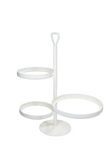 Stylepoint Etagère voor 3 borden, wit, 39x21x44cm, ideaal om ontbijt te serveren