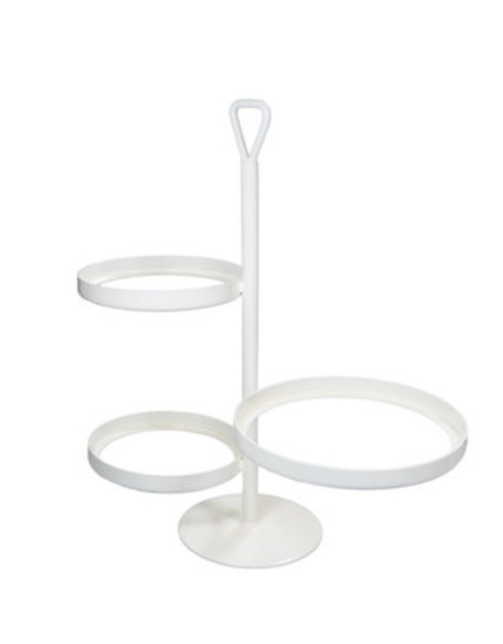 Stylepoint Etagère voor 3 borden, wit, 39x21x44cm, ideaal om ontbijt te serveren