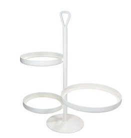 Stylepoint Etagère voor 3 borden, wit, 39x21x44cm