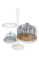 Stylepoint Etagère for 3 plates, white, 39x21x44cm, ideal for serving breakfast
