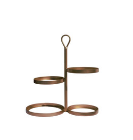 Stylepoint Etagère for 4 plates, bronze, 39x21x42cm