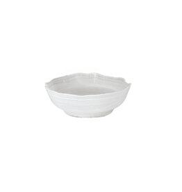 Stylepoint Swirl  Deep Glass Plate, with Broken Edge, White Swirl, 19.7x6.3cm