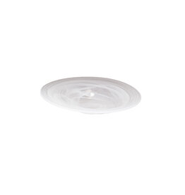 Stylepoint Swirl  Glazen Bord Angled, schuinaflopend, White Swirl, 25x6cm