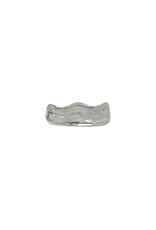 Stylepoint Swirl  Bestekhouder glas, White Swirl, 6x2,5x1,5cm. Met de hand geblazen hoogwaardig glas