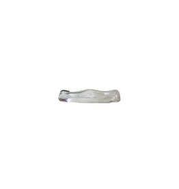 Stylepoint Swirl  Cutlery holder glass, White Swirl, 10x2,5x1,5cm