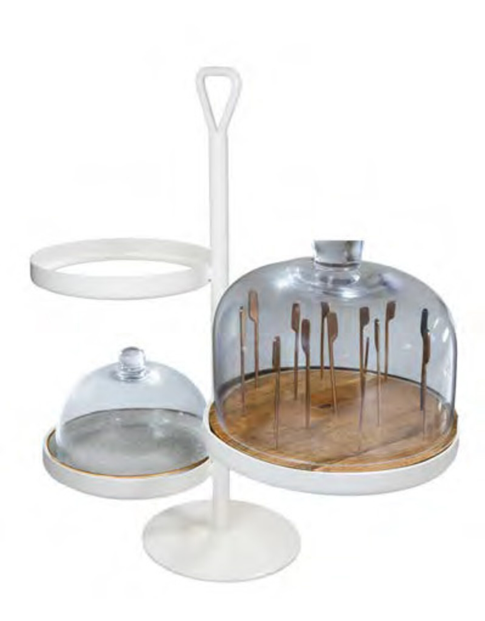 Stylepoint Glazen stolp 14,3x11,2cm, de perfecte combinatie van functionaliteit en esthetiek voor het beschermen  en presenteren van gerechten
