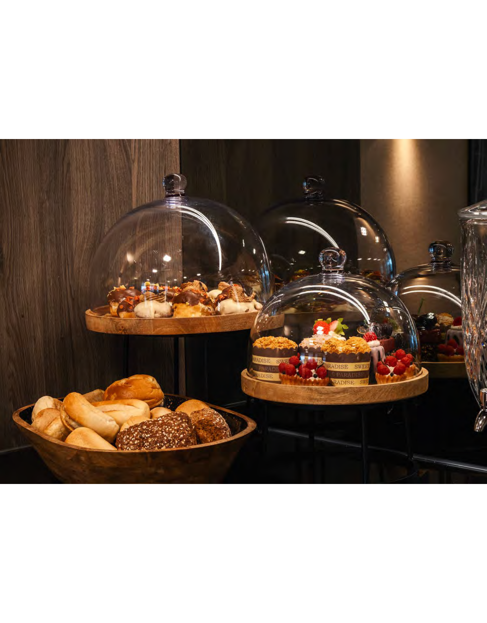 Stylepoint Glass dome, 19x17cm, the perfect blend of functionality and aesthetics for protecting and presenting dishes