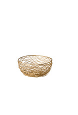 Stylepoint Steel wire basket gold 26,5x10cm. This sturdy yet elegant wire basket is ideal for displaying artisan bread, fresh fruit or other delicacies.