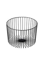 Stylepoint Steel serving basket black 33x23x33 cm